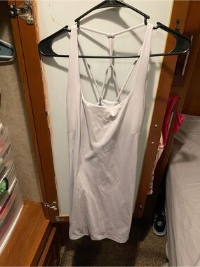 Avia Lavender Strappy Back Mini Dress